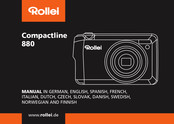 Rollei Compactline 880 Bedienungsanleitung