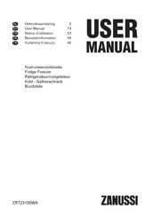Zanussi ZRT23100WA Benutzerinformation