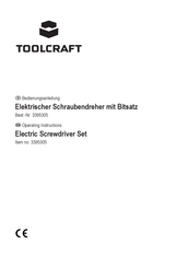 Toolcraft 3395305 Bedienungsanleitung