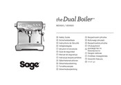 Sage Dual Boiler BES920 Bedienungsanleitung