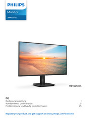 Philips 2000 Serie Bedienungsanleitung