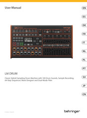Behringer LM DRUM Bedienungsanleitung