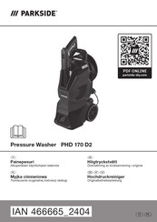 Parkside PHD 170 D2 Originalbetriebsanleitung