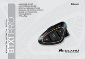 Midland BTX1 PRO Einzel-Intercom Bedienungsanleitung