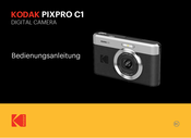 Kodak PIXPRO C1 Bedienungsanleitung