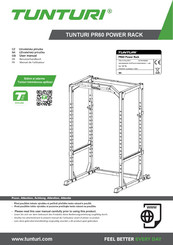 Tunturi PR60 POWER RACK DIP Benutzerhandbuch