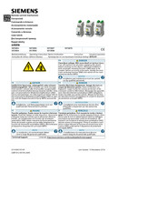 Siemens 5ST3054 Betriebsanleitung