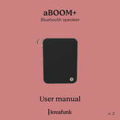 Kreafunk aBOOM+ Bedienungsanleitung