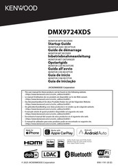Kenwood DMX9724XDS Inbetriebnahmeanleitung