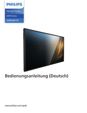 Philips 6000 Serie Bedienungsanleitung