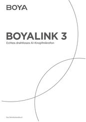 Boya BOYALINK 3 Betriebshandbuch