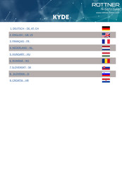 Rottner KYDE Bedienungsanleitung