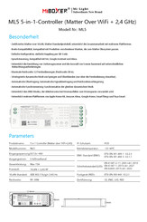 Mi-Light MiBoxer ML5 Bedienungsanleitung