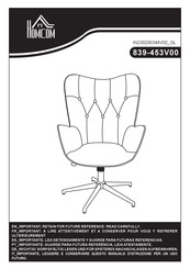 Homcom 839-453V00 Bedienungsanleitung