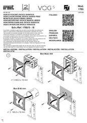 Urmet 2VOICE VIVAVOCE VOG5 1760 Bedienungsanleitung