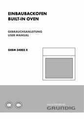 Grundig GEBM 34003 X Gebrauchsanleitung