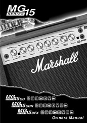 Marshall MG15 Serie Bedienungsanleitung