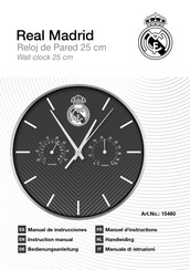 Bresser Real Madrid 15480 Bedienungsanleitung