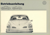 Volkswagen Karmann-Ghia 1972 Bedienungsanleitung