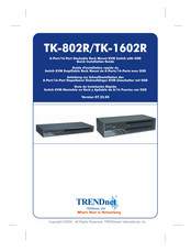 TRENDnet TK-802R Anleitung Zur Schnellinstallation