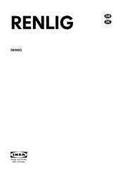 Ikea RENLIG IWM60 Bedienungsanleitung
