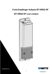 Watts BT-WR02 RF Bedienungsanleitung