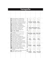HANSGROHE Logis Loop 71267000 Gebrauchsanleitung, Montageanleitung