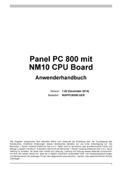 B&R Panel PC 800 Anwenderhandbuch