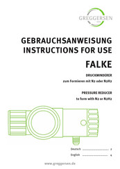 Greggersen FALKE Gebrauchsanweisung