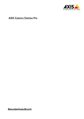Axis Communications Audio Manager Pro Benutzerhandbuch