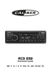 Caliber RCD 232 Schnellstartanleitung