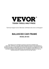 Vevor BH-003 Bedienungsanleitung