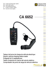 Chauvin Arnoux CA 6652 Schnellstartanleitung