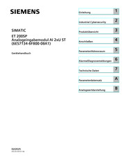 Siemens simatic et 200sp Gerätehandbuch