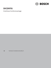 Bosch DICENTIS Hardwareinstallationshandbuch