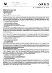 Orno OR-PRE-409 Kurzanleitung