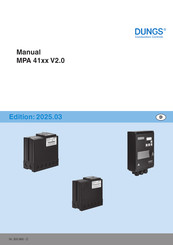 Dungs MPA 41 Serie Benutzers Manuell