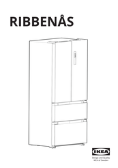 IKEA RIBBENÅS Bedienungsanleitung