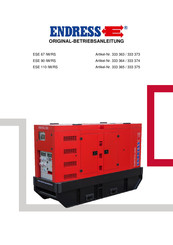 Endress 333 375 Originalbetriebsanleitung