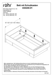 Rohr A04240.01 Montageanleitung