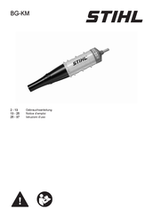 Stihl BG-KM Gebrauchsanleitung