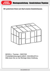 Josef Steiner Thymian GM37305 Montageanleitung