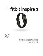 Fitbit inspire 3 Bedienungsanleitung