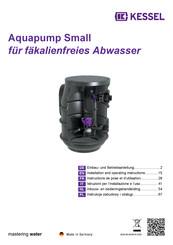 Kessel GTF1250 Einbau- Und Betriebsanleitung