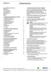Ebm-Papst K3G280-PS10-J3 Betriebsanleitung