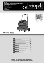 Scheppach HC20Si Twin Originalbetriebsanleitung
