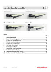 Markilux 970 Bedienungsanleitung