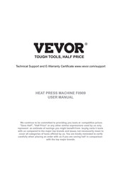 Vevor F0909 Benutzerhandbuch