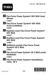 Toro Flex-Force Power System Bedienungsanleitung