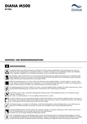Diana M500 Montage- Und Bedienungsanleitung